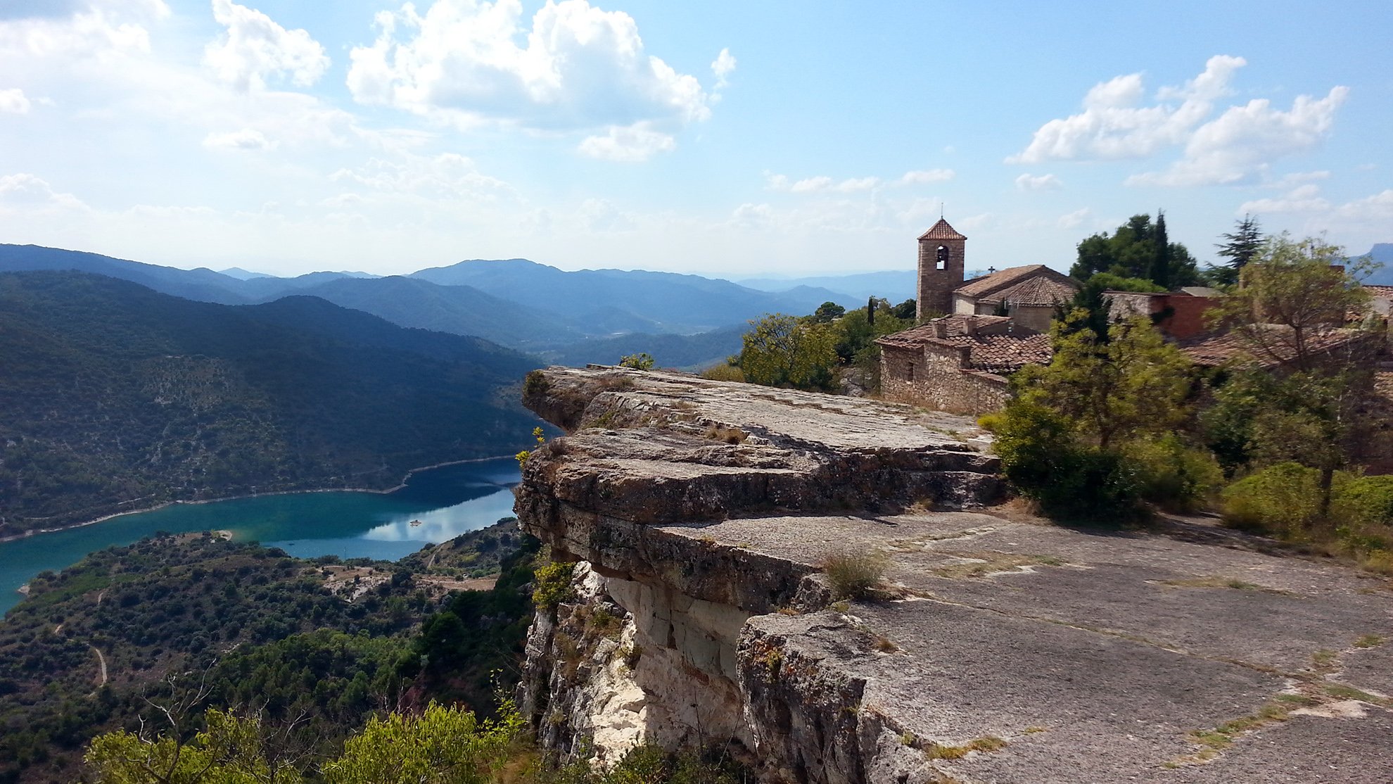 Siurana with a spectacular view